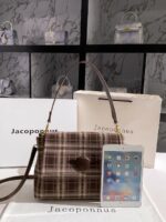 Jacoponnus® Γυναικεία Τσάντα ώμου / χειρός 6,0LT E344 (Brown Grid) - Image 3