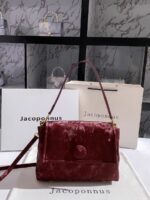 Jacoponnus® Γυναικεία Τσάντα ώμου / χειρός 6,0LT E344 (Wine Red) - Image 3