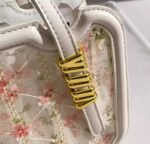 Jacoponnus® Γυναικεία Τσάντα / ώμου χειρός 2,2LT 932 (Beige with pink Lace Floral) - Image 9