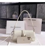 Jacoponnus® Γυναικεία Τσάντα ώμου / χειρός 2,2LT D323 (Aligator White) - Image 4