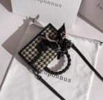 Jacoponnus® Γυναικεία Τσάντα ώμου / χειρός 1,4LT D805 (Plaid Black) - Image 14