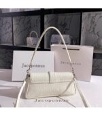 Jacoponnus® Γυναικεία Τσάντα ώμου / χειρός 2,2LT D323 (Aligator White) - Image 8