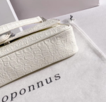 Jacoponnus® Γυναικεία Τσάντα ώμου / χειρός 2,2LT D323 (Aligator White) - Image 15