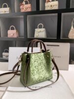 Jacoponnus® Γυναικεία Τσάντα ώμου / χειρός 4,0LT 9A101 (Green Jacquard) - Image 4