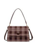 Jacoponnus® Γυναικεία Τσάντα ώμου / χειρός 6,0LT E344 (Brown Grid)