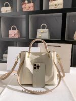 Jacoponnus® Γυναικεία Τσάντα ώμου / χειρός 4,0LT 9A101 (Khaki & Beige) - Image 5