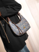 Jacoponnus® Γυναικεία Τσάντα ώμου / χειρός 4,9LT 9A469 (Brown / Wagon blue) - Image 5