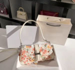 Jacoponnus® Γυναικεία Τσάντα ώμου / χειρός 2,2LT D323 (Pink Flower) - Image 2