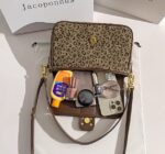 Jacoponnus® Γυναικεία Τσάντα ώμου / χειρός 3,6LT 9A498 (Leopard Green) - Image 7