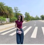 Jacoponnus® Γυναικεία Τσάντα ώμου / χειρός 1,5LT D305 (Lilac Pink) - Image 6