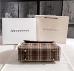 Jacoponnus® Γυναικεία Τσάντα ώμου / χειρός 6,0LT E344 (Brown Grid) - Image 9