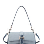 Jacoponnus® Γυναικεία Τσάντα ώμου / χειρός 2,2LT D323 (Crocodile Blue-S)