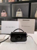 Jacoponnus® Γυναικεία Τσάντα ώμου / χειρός 1,5LT D305 (Stone Black Cowhide) - Image 3