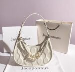 Jacoponnus® Γυναικεία Τσάντα ώμου / χειρός 2,5LT 8002 (White & Pearl) - Image 8