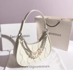 Jacoponnus® Γυναικεία Τσάντα ώμου / χειρός 2,5LT 8002 (White & Pearl) - Image 10