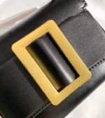 Jacoponnus® Γυναικεία Τσάντα ώμου / χειρός 1,6LT 2432 (Black Gold rectangular square) - Image 17