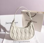 Jacoponnus® Γυναικεία Τσάντα ώμου / χειρός 2,5LT 8002 (White & Pearl) - Image 12