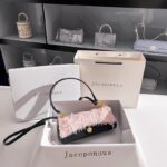 Jacoponnus® Γυναικεία Τσάντα ώμου / χειρός 2,6LT 2H26 2H26 (Tassel pink with black) - Image 2