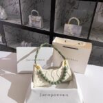 Jacoponnus® Γυναικεία Τσάντα ώμου / χειρός 2,7LT 345 (Green and white Wavy) - Image 2