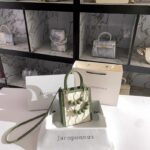 Jacoponnus® Γυναικεία Τσάντα ώμου / χειρός 2,6LT 319 (Green White with Beads) - Image 2