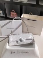 Jacoponnus® Γυναικεία Τσάντα ώμου / χειρός 2,2LT 2H44 (Green Silver Butterfly) - Image 2