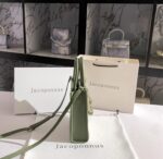 Jacoponnus® Γυναικεία Τσάντα ώμου / χειρός 2,6LT 319 (Green White with Beads) - Image 13