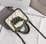 Jacoponnus® Γυναικεία Τσάντα ώμου / χειρός 2,2LT 10012 (Beige & Green Beads) - Image 15