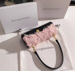 Jacoponnus® Γυναικεία Τσάντα ώμου / χειρός 2,6LT 2H26 2H26 (Tassel pink with black) - Image 14