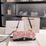 Jacoponnus® Γυναικεία Τσάντα ώμου / χειρός 2,6LT 2H26 2H26 (Tassel pink with black) - Image 3