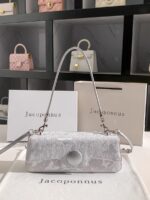 Jacoponnus® Γυναικεία Τσάντα ώμου / χειρός 2,2LT 2H44 (Green Silver Butterfly) - Image 3