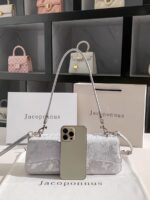 Jacoponnus® Γυναικεία Τσάντα ώμου / χειρός 2,2LT 2H44 (Green Silver Butterfly) - Image 5