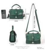 Pierre Loues® Γυναικεία Τσάντα Χιαστί / χειρός 2,4LT 514-55 Μαύρο - Image 2