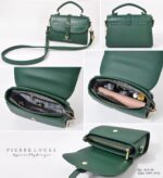 Pierre Loues® Γυναικεία Τσάντα Χιαστί / χειρός 2,4LT 514-55 Μαύρο - Image 3