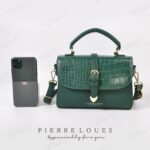 Pierre Loues® Γυναικεία Τσάντα Χιαστί / χειρός 2,4LT 514-55 Μαύρο - Image 5