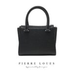 Pierre Loues® Γυναικεία Τσάντα Χειρός / Χιαστί 4,1LT 615-14-A86 Μαύρη - Image 6