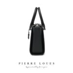 Pierre Loues® Γυναικεία Τσάντα Χειρός / Χιαστί 4,1LT 615-14-A86 Μαύρη - Image 5