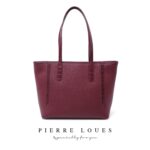 Pierre Loues® Γυναικεία Τσάντα Shopper χειρός 15,0LT 914-105 μπορντό - Image 4