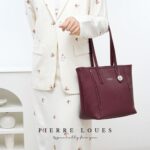 Pierre Loues® Γυναικεία Τσάντα Shopper χειρός 15,0LT 914-105 μπορντό - Image 11