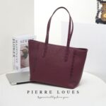 Pierre Loues® Γυναικεία Τσάντα Shopper χειρός 15,0LT 914-105 μπορντό - Image 10