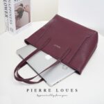 Pierre Loues® Γυναικεία Τσάντα Shopper χειρός 15,0LT 914-105 μπορντό - Image 9