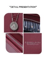 Pierre Loues® Γυναικεία Τσάντα Shopper χειρός 15,0LT 914-105 μπορντό - Image 8