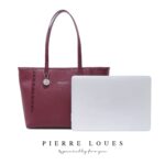 Pierre Loues® Γυναικεία Τσάντα Shopper χειρός 15,0LT 914-105 μπορντό - Image 6