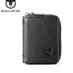 Bull Captain® Δερμάτινο πορτοφόλι Καρτοθήκη KB476 Μαύρο