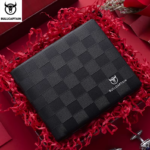 Bull Captain® Δερμάτινο πορτοφόλι QB005 Μαύρο - Image 8