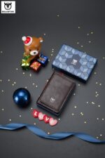 Bull Captain® Δερμάτινο πορτοφόλι Καρτοθήκη KB464 Καφέ - Image 8