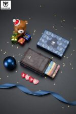 Bull Captain® Δερμάτινο πορτοφόλι Καρτοθήκη KB464 Καφέ - Image 9