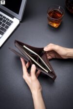 Bull Captain® Δερμάτινο πορτοφόλι QB0203-H Καφέ - Image 4