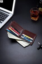 Bull Captain® Δερμάτινο πορτοφόλι QB0203-H Καφέ - Image 5