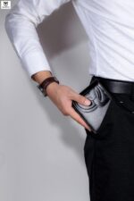 Bull Captain® Δερμάτινο πορτοφόλι QB0203-H Μαύρο - Image 5