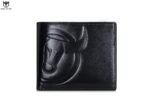 Bull Captain® Δερμάτινο πορτοφόλι QB0203-H Μαύρο